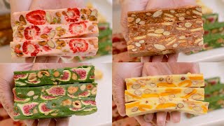 Kẹo NOUGAT 4 Vị  Nougat Recipes From Marshmallow [upl. by Revlis154]