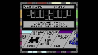 Monopoly Gameplay NES [upl. by Almeida494]