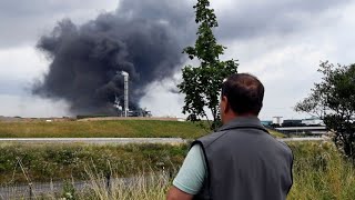 Heftige Explosion im Chemiepark Leverkusen [upl. by Niamrej]