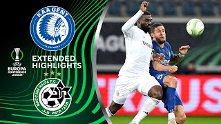 Gent vs Maccabi Haifa Extended Highlights  UECL Playoff 2nd Leg  CBS Sports Golazo  Europe [upl. by Boony]