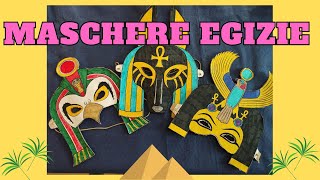 MASCHERE EGIZIE tutorial e spiegazione  carnevale [upl. by Nasus]