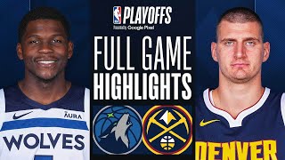 3 TIMBERWOLVES at 2 NUGGETS  FULL GAME 2 HIGHLIGHTS  May 6 2024 [upl. by Patrick]