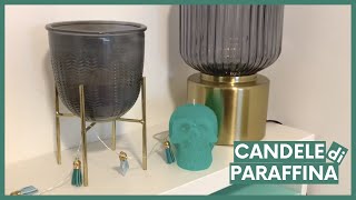 COME REALIZZARE CANDELE IN STAMPO CON LA PARAFFINA  Tutorial facilissimo [upl. by Roland]