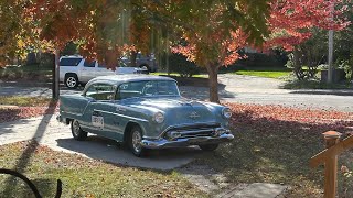 Fall drive with the 1954 Oldsmobile Rocket 88 ex Mille Miglia rally car [upl. by Erie]