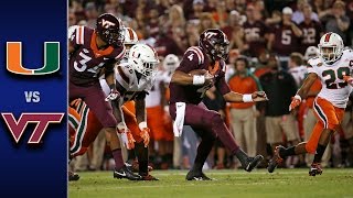 Miami vs Virginia Tech Football Highlights 2016 [upl. by Kristan]