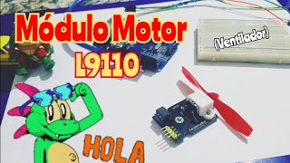 Cómo funciona módulo motor l9110 con arduino [upl. by Onitnelav]