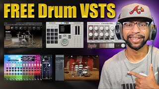 The 12 Best FREE Drum VST Plugins 2023 [upl. by Sutsugua]