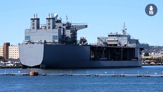 US Navy Expeditionary Sea Base USS John L Canley ESB 6 [upl. by Leticia873]