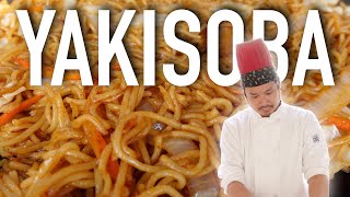 Authentic Yakisoba Noodle Recipe  Easy amp Delicious Homemade Japanese Stir Fry [upl. by Erdnuaed]