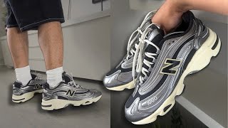 New Balance 1000 Metallic Silver  review sizing amp on feet [upl. by Wivinia]