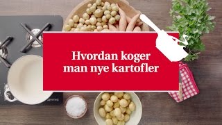 Hvordan koger man nye kartofler  Karolines Køkkenskole [upl. by Perry]