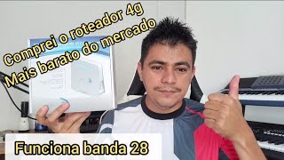 comprei o roteador 4g mais barato do mercado fazendo umboxing do roteador fastlink 4g 700mhz B28 [upl. by Primaveras]