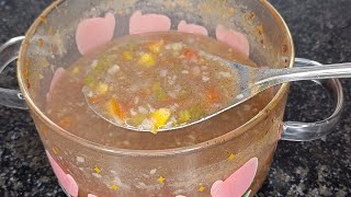 finger millet soup Ragi soup recipe 🤤👌 quick and easy soup recipe [upl. by Revlys]