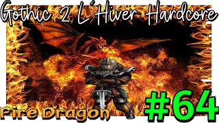 64  To The Fire Dragon Feomathar And The Lizardmen Dragonhunter  GOTHIC 2 NOTR LHIVER ENGLISH [upl. by Dynah]