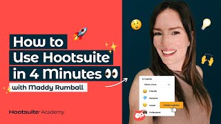 How to Use Hootsuite in 4 Minutes [upl. by Andryc]