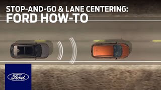 Adaptive Cruise Control With StopandGo and Lane Centering  Ford HowTo  Ford [upl. by Netaf205]