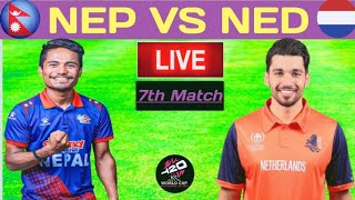 Nepal vs Netherlands Live Today  icc world Cup 2024 Live Commentary Nepali [upl. by Aikcin]