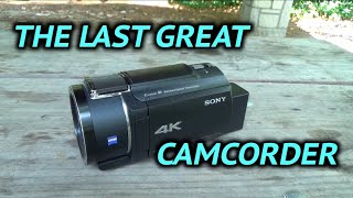 Sony AX43 The Last Great Consumer Camcorder and test footage [upl. by Meli832]