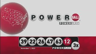 Powerball November 1 2023 [upl. by Marchelle]