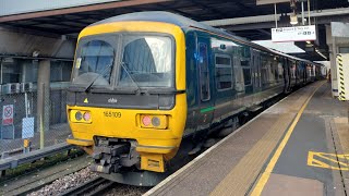 Trains at Gatwick Airport 16th January 2022 [upl. by Airetnuhs785]