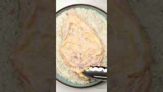 The 2Step Trick for Juicy Crispy Parmesan Chicken—No Mess shorts [upl. by Buxton]