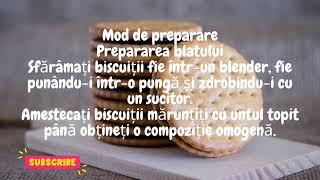 Prăjitură cu blat de biscuiți și cremă fină de mascarpone  un desert fabulos fără coacere  rețetă [upl. by Onivla]