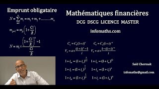 MATHÉMATIQUES FINANCIÈRES EMPRUNT OBLIGATAIRE DCG DSCG [upl. by Ahsilaf]