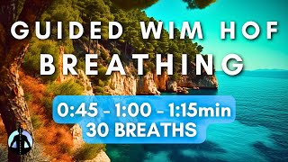 Very Easy WIM HOF Guided Breathing Session  For Complete Beginners [upl. by Atwood]