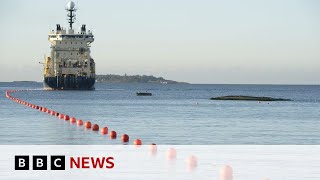 Germany suspects sabotage behind severed undersea cables  BBC News [upl. by Red]