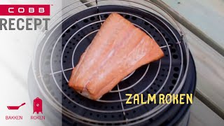 Zalm Roken op de COBB barbecue [upl. by Meluhs]