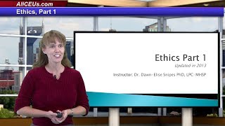 Ethics Part 1 [upl. by Auka]