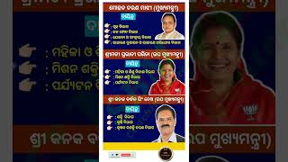 ଓଡି଼ଶାର ନୂଆ ମୁଖ୍ୟମନ୍ତ୍ରୀ ଓ ଦାଇତ୍ୱ odisha viral mohanmajhi gk generalknowledge currentaffairs [upl. by Jariv]