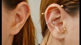 COMO CUIDO Piercings na Orelha cartilagem por Nayara Rattacasso [upl. by Sualkin]