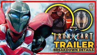 IRON HEART  TRAILER  BREAKDOWN DETAILS amp EASTER EGGS [upl. by Taka]