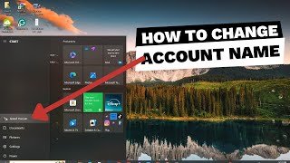 how to change account name in windows 10 [upl. by Adyahs]