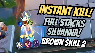 INSTANT KILL FULL STACKS IMMORTALS BROWN SKILL 2  MOBILE LEGENDS MAGIC CHESS [upl. by Lang]