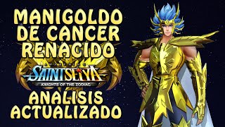 MANIGOLDO DE CANCER RENACIDO JUSTICIA POR EL MANI Saint Seiya Awakening KOTZ [upl. by Adnirak]