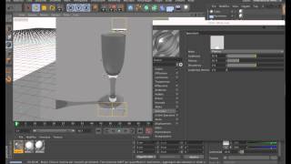 Creare un materiale di tipo vetro in cinema 4D [upl. by Ioab]