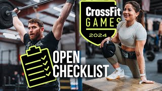 ✅ 10 Tip CrossFit Open Checklist  CrossFit Open QampA [upl. by Asselem]