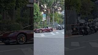 Alfa 8c and Ferrari 812 Competizione Aperta Monacoluxurybillionairemonacosupercarsmillionaire [upl. by Aillemac209]