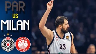 Partizan  Olimpia Milano  Full Game Highlights [upl. by Nered]