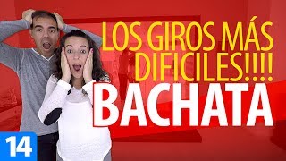 Los GIROS de BACHATA más DIFÍCILES  Cómo Bailar Bachata [upl. by Aokek]