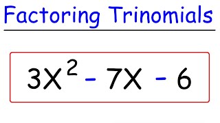 Factoring Trinomials  Quick amp Simple [upl. by Amein]