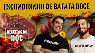 ESCONDIDINHO DE BATATA DOCE  Receitas do DOC [upl. by Aurore]