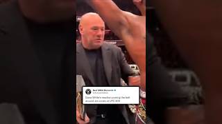 Dana Whites reaction wrapping the belt around Jon Jones at UFC 309 [upl. by Agneta686]