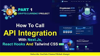 Crypto Dashboard Tutorial  Nextjs  Tailwind CSS  API Integration  Part 1 [upl. by Buff]