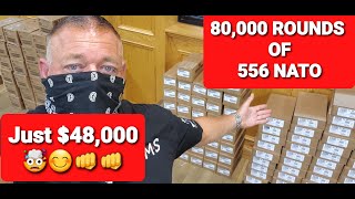 556 Ammo Update Ammo stockpiling Ammo shortage Pandemic 2020 gunammo record sales [upl. by Lapides]