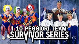 I 10 Peggiori Team di Survivor Series [upl. by Charron]