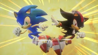 Sonic Vs Shadow Actual Boss Battle  Sonic X Shadow Generations [upl. by Ndnarb]