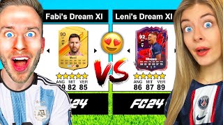 Fabianos DREAMTEAM vs Lenis DREAMTEAM in FC 24 ⚽️🏆 [upl. by Eiramrefinnej]